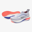 ミズノ公式 MIZUNO NEO ZEN ランニング レディース パープル×シルバー×ピンク