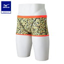 ミズノ公式 競泳練習用【Rikako Ikee collection】ショートスパッツ リバーシブル ジュニア イエロー