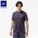 ミズノ公式 【汗処理/通気】ドライエアロフローライトTシャツ ユニセックス ライトネイビー