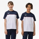 ミズノ公式【抗菌防臭/防汚】GACHI Tシャツ ジュニア ドレスネイビー