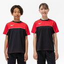 ミズノ公式【抗菌防臭/防汚】GACHI Tシャツ ジュニア ハイリスクレッド