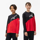 ミズノ公式【抗菌防臭/防汚】GACHI Tシャツ 長袖 ジュニア ブラック