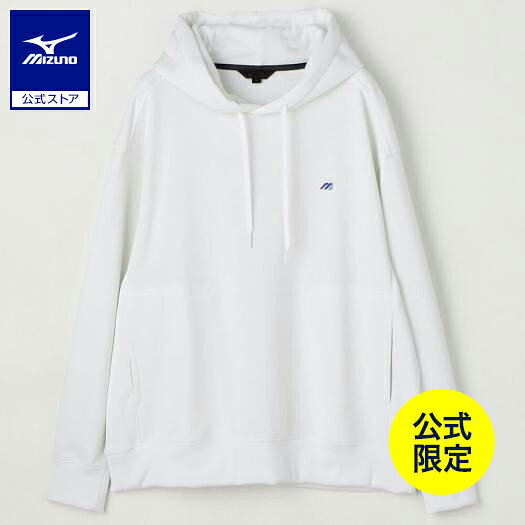 乐天商城 - ミズノ公式【ミズノ直営店限定】モノグラムMポリエステルスパントパーカー ユニセックス ホワイト