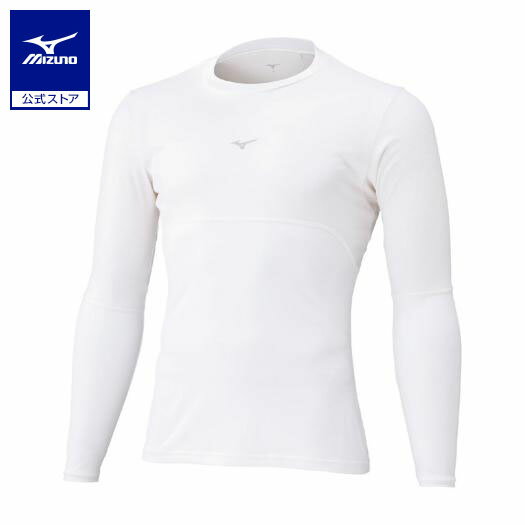 ミズノ公式【発熱】サーマルチャージインナーシャツ ユニセックス ホワイト