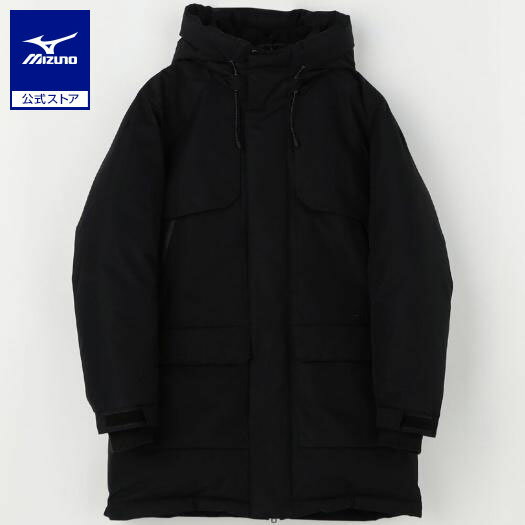 ミズノ公式【吸湿発熱】WINDSTOPPER イエローナイフダウンジャケット ユニセックス ブラック