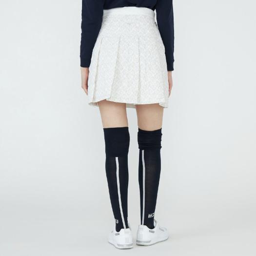 ミズノ公式【MGFコレクション/吸湿発熱】ブレスサーモキルティングスカート レディース オフホワイト