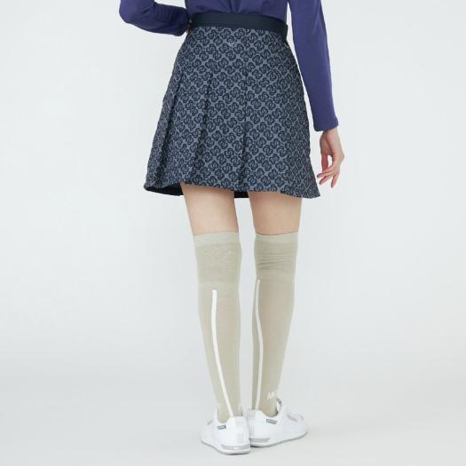 ミズノ公式【MGFコレクション/吸湿発熱】ブレスサーモキルティングスカート レディース ネイビーグレー