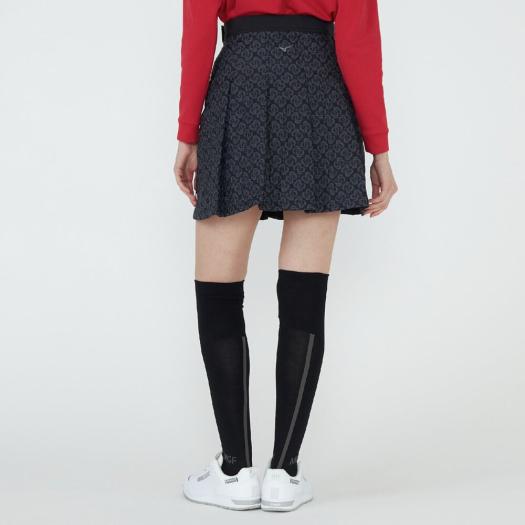 ミズノ公式【MGFコレクション/吸湿発熱】ブレスサーモキルティングスカート レディース ブラック