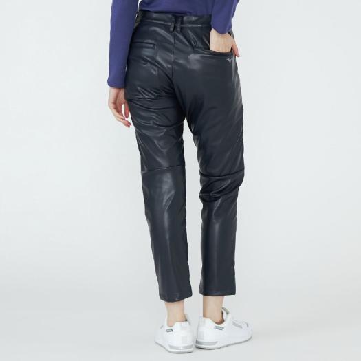 ミズノ公式【MGFコレクション/吸湿発熱】ブレスサーモキルティングパンツ レディース ネイビー