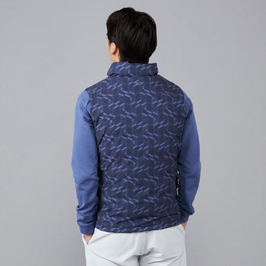 ミズノ公式 【吸湿発熱】ブレスサーモテックライニングベスト メンズ ネイビー