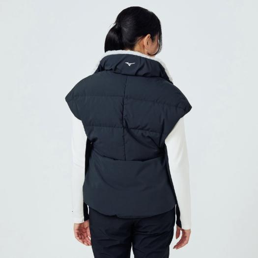 ミズノ公式 【吸湿発熱】ブレスサーモバルキーダウンベスト レディース ブラック