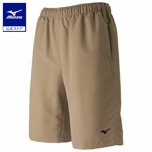 ミズノ公式 トレーニングクロスパンツ ハーフ メンズ ベージュ