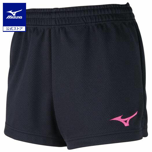 ミズノ公式 ゲームパンツ バレーボール レディース ブラック×ベリーピンク バレーボール 練習着