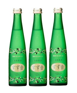 スパークリング日本酒 【冷】【大崎市松山町の地酒】一ノ蔵　発泡純米酒　すず音　300ML　3本　箱無し母の日 ギフト プレゼント 一ノ蔵 宮城県 すずね スズネ 発泡清酒 スパークリング日本酒 泡酒