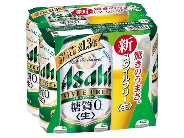 アサヒ　スタイルフリー【生】　 500ML6缶パック