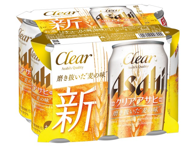 アサヒ　クリアアサヒ　350ML6缶パック