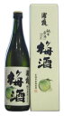 浦霞　純米原酒につけた梅酒　720ml