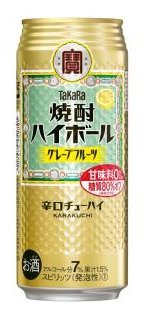 焼酎ハイボール　グレープフルーツ500ML24本入