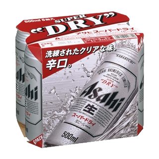 メーカー名 アサヒビール アルコール分 5．5％ 原材料 麦芽・ホップ・米・コーンスターチ 商品説明 鮮度できれが芽える。洗練されたクリアな味・辛口。うまさが違う。350ML・500ML2ケースまで 1梱包分の送料でお送りできます。 (6缶パック4個で1ケースとなっております)