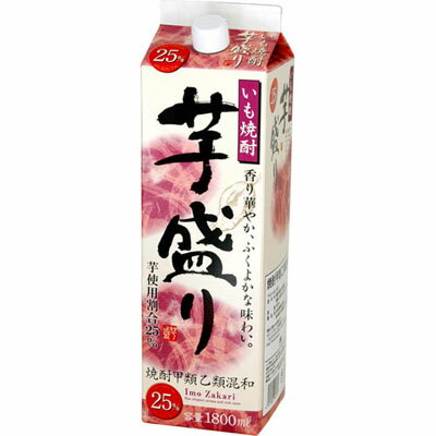 25度　芋焼酎　芋盛り　1．8Lパック