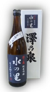 澤乃泉　純米吟醸　水の里　720ML