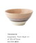 LIVING TALK / リビングトークAquarelle アクアレール15cm　Bowl　ボウル 【バイオレット】 〈2個セット〉