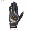 ◆メール便対応商品◆【25cmのみ】MIZUNO（ミズノ）限定 ミズノプロ シリコンパワーアークW 両手用（1EJEA078）（mizunopro/ミズプロ/野球/ベースボール/ソフトボール/バッティンググローブ/バッティンググラブ/打撃手袋/一般用）