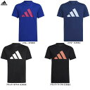 ◆メール便対応商品◆adidas（アディダス）U TR-ES LOGO Tシャツ（ECL93）（スポーツ/トレーニング/ランニング/半袖/トップス/子供用/ジュニア/キッズ）