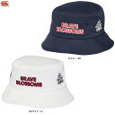 Canterbury（カンタベリー）ジャパンスペクテーターハット JAPAN SPECTATOR HAT（AC03795）（ラグビー/ラガー/スポーツ/トレーニング/帽子/バケットハット/バケハ/応援/観戦/日本代表/桜ロゴ/大人用/一般用）