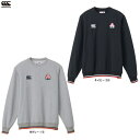Canterbury(カンタベリー)ジャパンスウェットクルー JAPAN SWEAT CREW(RA43776)(スポーツ/トレーニング/ラグビー/ラガー/長袖/ウェア/カジュアル/日本代表/桜ロゴ/男性用/メンズ)