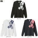 Canterbury(カンタベリー)ジャパンロングスリーブスペクテーターティー JAPAN L/S SPECTATOR TEE(RA43780)(ラグビー/ラガー/スポーツ/トレーニング/カジュアル/ウェア/Tシャツ/ロンT/長袖/日本代表/桜ロゴ/男性用/メンズ)