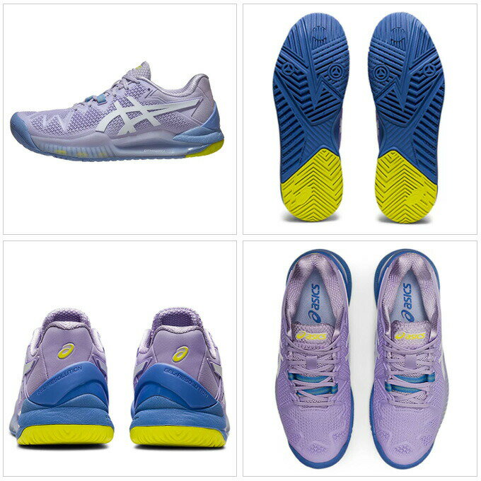 ASICS（アシックス）GEL-RESOLUTION 8 ゲルレゾリューション 8（1042A072）（スポーツ/テニス/オールコート用/テニスシューズ/靴/女性用/レディース）