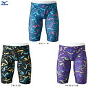◆メール便対応商品◆【Mサイズのみ】MIZUNO(ミズノ)競泳用ハーフスパッツ(N2MBA250)(FINA承認モデル/水泳/プール/競泳水着/スイミング/スイムウェア/男性用/メンズ)