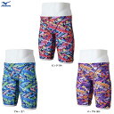 ◆メール便対応商品◆【Sサイズのみ】MIZUNO(ミズノ)競泳練習用ハーフスパッツ(N2MBB586)(スポーツ/水泳/競泳水着/スイミング/スイムウェア/プール/男性用/メンズ)