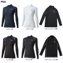 ◆メール便対応商品◆FILA（フィラ）レディース 長袖ハイネックシャツ（445406）（スポーツ/トレーニング/インナー/着圧/コンプレッション/ウエア/女性用/レディース）