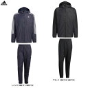 adidas（アディダス）24/7 ウインドジャケットパンツ 上下セット（MBF83/CK502）（スポーツ/トレーニング/ウィンドブレーカー上下セット/フードあり/裏起毛/ウェア/セットアップ/男性用/メンズ）