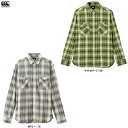 ◆メール便対応商品◆Canterbury(カンタベリー)ロングスリーブ マドラスチェックシャツ(RA42058)(ラグビー/スポーツ/トレーニング/カジュアル/...