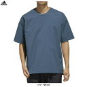 ◆メール便対応商品◆adidas（アディダス）TEC シアサッカーTシャツ（GUN94）（リラックスフィット/オーバーサイズ/ビッグシルエット/カジュアル/スポーツ/半袖/シャツ/ウェア/男性用/メンズ）