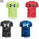 ◆メール便対応商品◆UNDER ARMOUR(アンダーアーマー)UAテック ビッグロゴ プリント ジュニア Tシャツ(1363278)(スポーツ/トレーニング/ランニング/半袖/トップス/シャツ/子供用/キッズ)