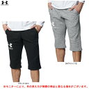 【グレー/Sのみ】UNDER ARMOUR(アンダーアーマー)UAライバルテリー 3/4 パンツ(1378384)(スポーツ/トレーニング/ランニング/七分丈/クロップドパンツ/吸汗速乾/男性用/メンズ)
