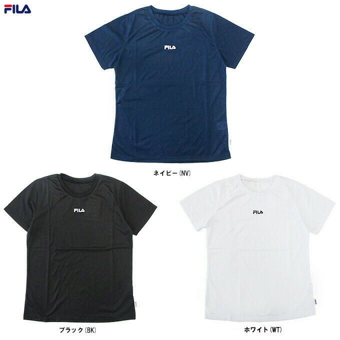 ◆メール便対応商品◆FILA（フィラ）レディース 半袖Tシャツ（412648）（スポーツ/トレーニング/フィットネス/ランニング/ウェア/女性用/レディース）