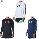 ◆メール便対応商品◆UNDER ARMOUR（アンダーアーマー）UAテック ビッグロゴ ロングスリーブ Tシャツ（1381374）（バスケットボール/バスケ/スポーツ/トレーニング/プラクティスシャツ/長袖/ロンT/男性用/メンズ）