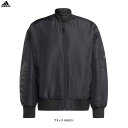 adidas（アディダス）オールブラックス ラグビー 薄手中わた入り ライフスタイル ジャケット（BWJ35）（ALL BLACKS/スポーツ/トレーニング/カジュアル/ウェア/長袖/アウター/中綿/防寒/大きいサイズ/ビッグサイズ/ラージサイズ/男性用/メンズ）