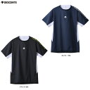 ◆メール便対応商品◆DESCENTE（デサント）半袖ピステ（DVUXJK30）（バレーボール/バレー/スポーツ/トレーニング/ウェア/半袖/男女兼用/ユニセックス）