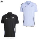 ◆メール便対応商品◆adidas(アディダス)オールブラックス ラグビー 半袖ポロシャツ(JUJ18)(ALL BLACKS/ラグビー/スポーツ/トレーニング/...