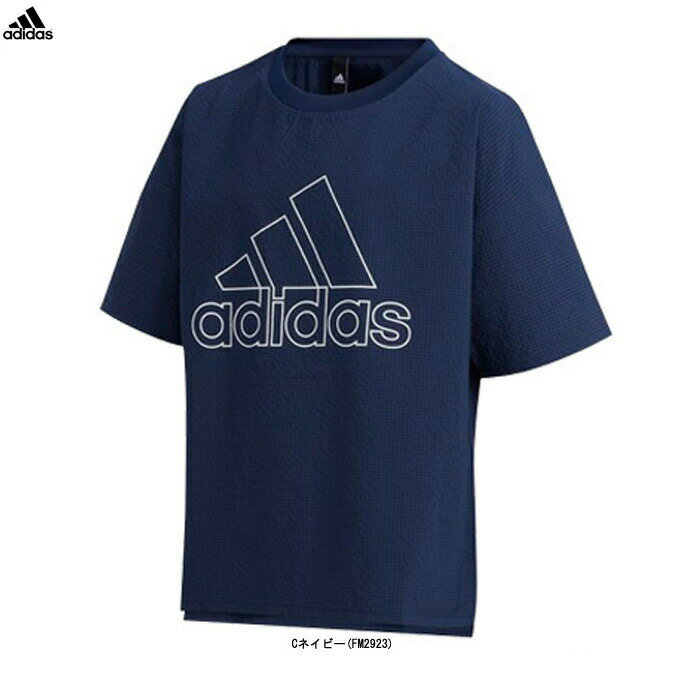 ◆メール便対応商品◆adidas（アディダス）B UR シアサッカー Tシャツ（GSV44）（スポーツ/トレーニング/カジュアル/半袖/シャツ/ウェア/子供用/キッズ/ジュニア）