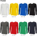 ◆メール便対応商品◆hummel(ヒュンメル)あったか丸首インナーシャツ(HAP5160C)(スポーツ/サッカー/フットサル/トレーニング/長袖/起毛/吸汗機能...