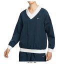 NIKE(ナイキ)ウィメンズ ルーズ UV ウーブン ロングスリーブ Vネック トップ(FV7650)(スポーツ/トレーニング/フィットネス/カジュアル/ランニング/ウインドブレーカー/ウェア/長袖/女性用/レディース)