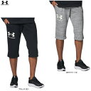 ◆メール便対応商品◆UNDER ARMOUR(アンダーアーマー)UAライバルテリー 3/4パンツ(1384819)(スポーツ/トレーニング/ランニング/七分丈/クロップドパンツ/ウェア/男性用/メンズ)(4)