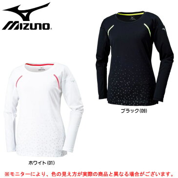 MIZUNO（ミズノ）W's 長袖Tシャツ（32MA6845）（スポーツ/トレーニング/ランニング/スリムフィット/Tシャツ/長袖/女性用/レディース/吸汗速乾/）